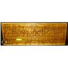 Image 1 : "WAR ART" WOOD CARVING LAST SUPPER 34" X 12"