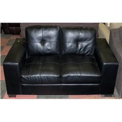 EXPRESSO LEATHERETTE 62" LOVE SEAT