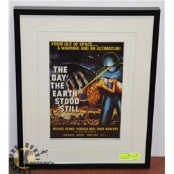"THE DAY THE EARTH STOOD STILL" - FRAMED POSTER