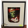 Image 1 : "BORIS KARLOFF FRANKENSTEIN" - FRAMED POSTER