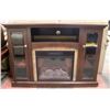 Image 1 : ELECTRIC FIREPLACE IN CABINET (46.5"X13"X32.5").