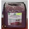 Image 1 : QUEEN MICROFLEECE SHEET SET PURPLE