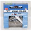 Image 1 : 1:400 SCALE DIECAST BOEING 777-300 AIRPLANE