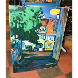 KAMOINSKY FRAMED PICTURE AS IS