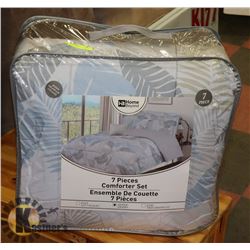 QUEEN SIZE 7 PIECE COMFORTER SET MULTI COLOR