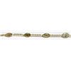 Image 2 : 32) 18K YELLOW GOLD DIAMOND BRACELET,