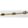 Image 3 : 32) 18K YELLOW GOLD DIAMOND BRACELET,