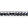 Image 2 : 39) STERLING SILVER SAPPHIRE BRACELET,