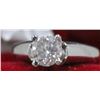 Image 5 : 40) 10K WHITE GOLD DIAMOND SOLITAIRE RING,