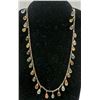 Image 1 : 43) 10K YELLOW GOLD SAPPHIRE NECKLACE,