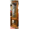 Image 1 : CORNER CURIO CABINET (14"X76.5").