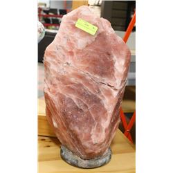 LARGE 19"H SALT ROCK ON STAND