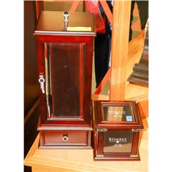 SMALL BOMBAY STORAGE BOX SOLD WITH JEWELLERY CASE