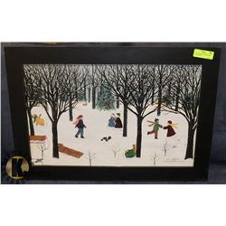LUCY OGLETREE FRAMED PRINT 116/500 SIGNED