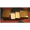 Image 1 : 1950'S SEWING CABINET WITH CONTENTS