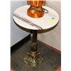 Image 1 : MARBLE TOP END TABLE (15"X21").