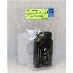 OBDII VEHICLE SCANNER WITH BLUETOOTH DIAGNOSES