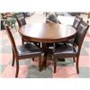 Image 1 : DINING TABLE (48"X30") WITH 4 CHAIRS,