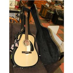FENDER ACCOUSTIC GUITAR AND FENDER HARD CASE