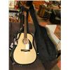 FENDER ACCOUSTIC GUITAR AND FENDER HARD CASE