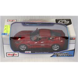 NEW MAISTO 1:18 SCALE 2014 RED CORVETTE