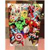Image 1 : MARVEL COMIC BOOK THEMED TEAM UP ART ON CANVAS