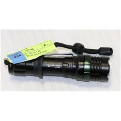 500 LUMEN TACTICAL LED FLASHLIGHT WITH ZOOM AND