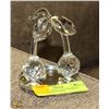 CRYSTAL DANGLING CHERRIES WITH CRYSTAL BASE