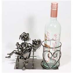 METAL WINE BOTTLE HOLDER,NEW YEAR PARTY