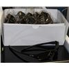 BOX OF BLACK OAKLEY STYLED SUNGLASSES WITH SMOKEY