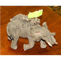 NEW ELEPHANT WITH BABIES ON BACK
