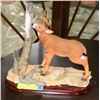 Image 1 : NEW DEER STANDING BY TREE STATUE