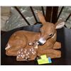 Image 1 : NEW BROWN DOE WITH FAWN STATUE