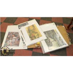 2 BOXES OF ASSORTED ART PRINTS