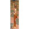 Image 1 : WOOD LADY FROM CUBA 43" TALL