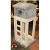 Image 1 : CAT HOUSE ON STAND WITH LADDER, 48"H.