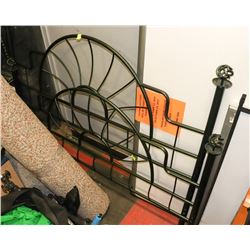 QUEEN HEADBOARD AND FOOTBOARD.