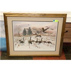 SHARING THE LAND CANADIAN GEESE LTD ED SIGNED