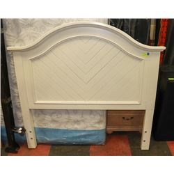 SOLID WOOD DOUBLE BED HEADBOARD