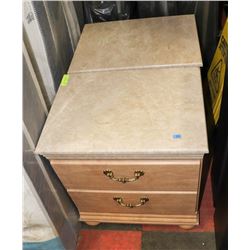 PAIR OF WOODEN SIDE TABLES