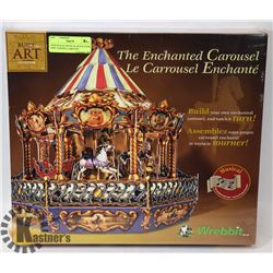 NEW SEALED MUSICAL BUILD YOUR OWN TURNING CAROUSEL