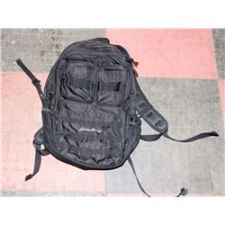 EDDIE BAUER TACTICAL ARMY STYLE BLACK BACKPACK