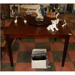 NEW COUNTER HEIGHT CHERRY WOOD STYLE FINISH TABLE