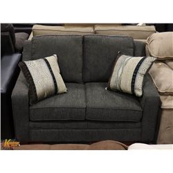 GREY FABRIC 56" LOVE SEAT