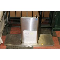 GE STAINLESS STEEL RANGE HOOD, RETAILS FOR 1149.00