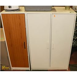 LOT OF TWO 4' CABINETS 31.5" X 20" X 49.5"