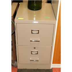COMODORE 2 DRAWER FILING CABINET NO KEY