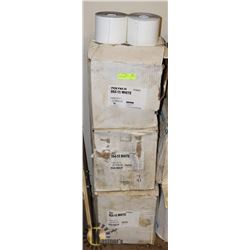 3 BOXES & POLY KEN 4" WHITE PIPE TAPE 12 PER BOX