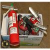 Image 1 : LOT OF 4 ABC FIRE EXTINGUISHERS.