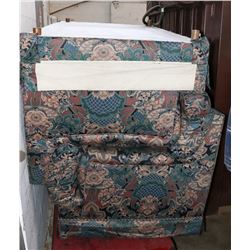 PAIR OF FLORAL LOVE SEATS